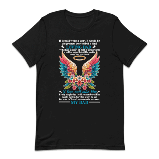 Loving Dad Angel In Heaven Daddy Remembrance Memorial Sentimental Keepsake | PRODUCT CODE: LVNGLWNSHA