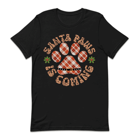 Santa Paws Is Coming Christmas Pet Holiday Xmas | PRODUCT CODE: SNTPWACMNG