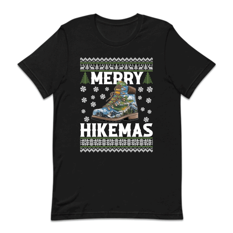 Merry Hikemas Christmas Camping Xmas Winter Hiking | PRODUCT CODE: MYRHKEMCPG