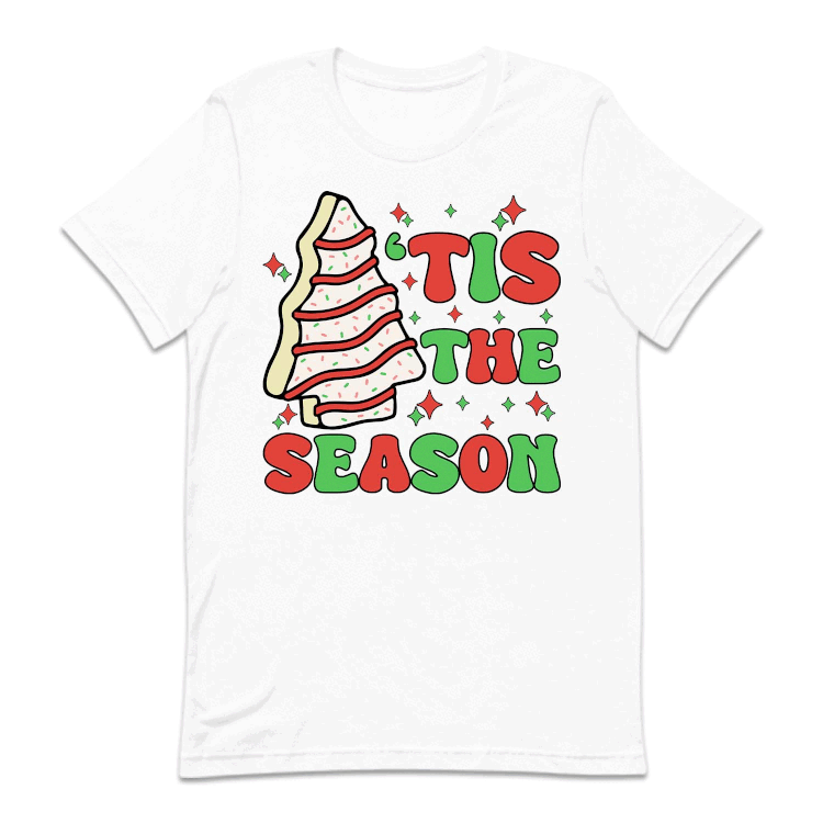 Tis The Season Christmas Tree Cake Holiday Dessert Xmas | PRODUCT CODE: TSEANOCCRMA