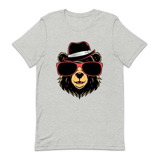 Bear With Sunglasses And Hat Wildlife Bear | PRODUCT CODE: BRWTHSNHT