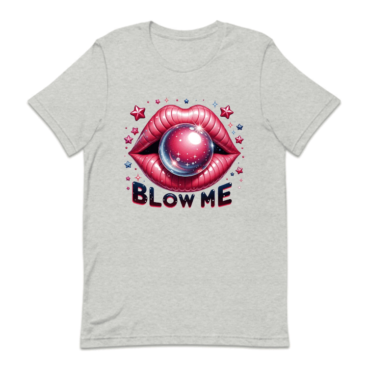 Blow Me Bubble Gum Funny Red Lips | PRODUCT CODE: BLWEMBLGM
