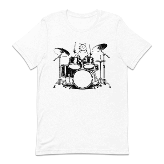 Drummer Cat Funny Musician Cat Lover | PRODUCT CODE: DRMCTAFLE