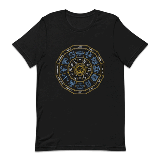 Zodiac Wheel Astrology 12 Signs | PRODUCT CODE: ZDICWHLROS