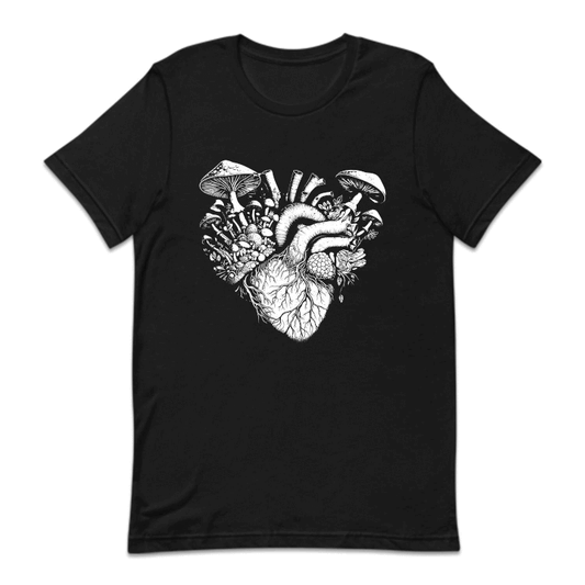 Cottagecore Aesthetic Mushroom Heart | PRODUCT CODE: MSHCTGRTF