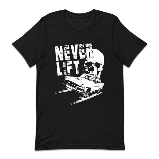 Never Lift Skull Car Enthusiasts Drag Racing | PRODUCT CODE: SKLCRNVRLF
