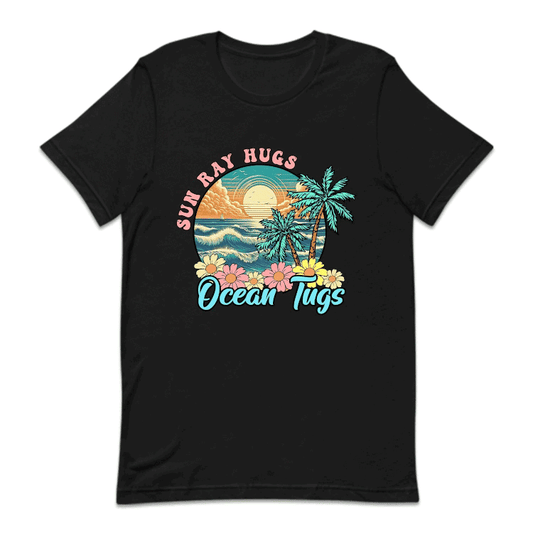 Retro Summer Sun Ray Hugs Ocean Tugs | PRODUCT CODE: SNRYHGOC