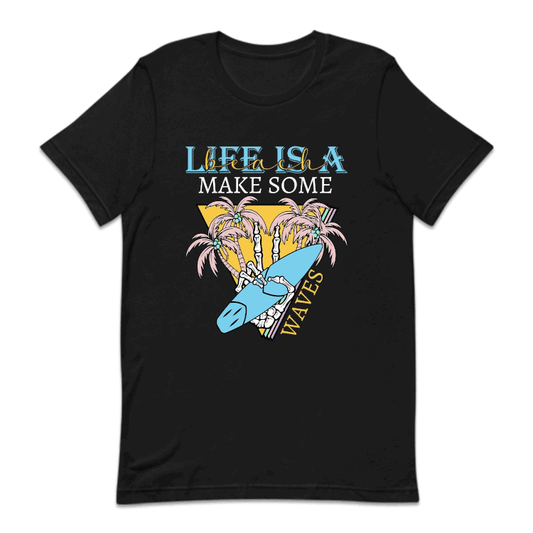Life is a Beach Make Some Waves Surfing Skeleton | PRODUCT CODE: LFSABCHMK