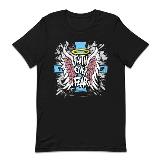 Faith Over Fear Inspirational Quote | PRODUCT CODE: FTHOVRGLFC