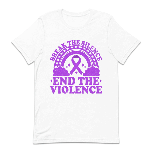 Break The Silence End The Violence Domestic Violence Awareness | PRODUCT CODE: BRKTSLNCED