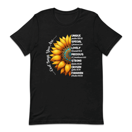 God Says You Are Christian Bible Verse | PRODUCT CODE: GDSYNGWSTF