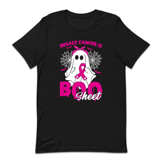 Breast Cancer Is Boo Sheet Halloween Spooky Cancer Awareness | PRODUCT CODE: BRTCNRBSHT