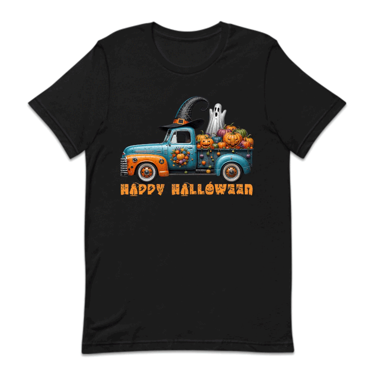 Halloween Pickup Truck Boo Ghost Pumpkins | PRODUCT CODE: HLPCKPUCK