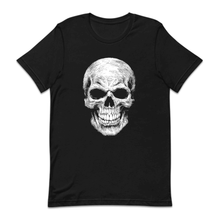 Vintage Human Skull Gothic Dark Spooky | PRODUCT CODE: HMANSKLUG