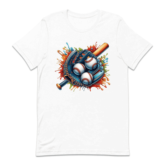 Colorful Baseball Glove Splash Game Lover | PRODUCT CODE: CLOBSEBLGV