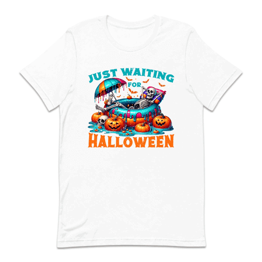 Just Waiting for Halloween Skeleton Pool Party | PRODUCT CODE: JUTWFRHLWM