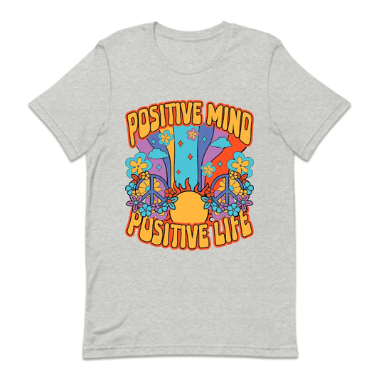 Retro Groovy Vibes Positive Mind Positive Life | PRODUCT CODE: PSTVMNDPLFE