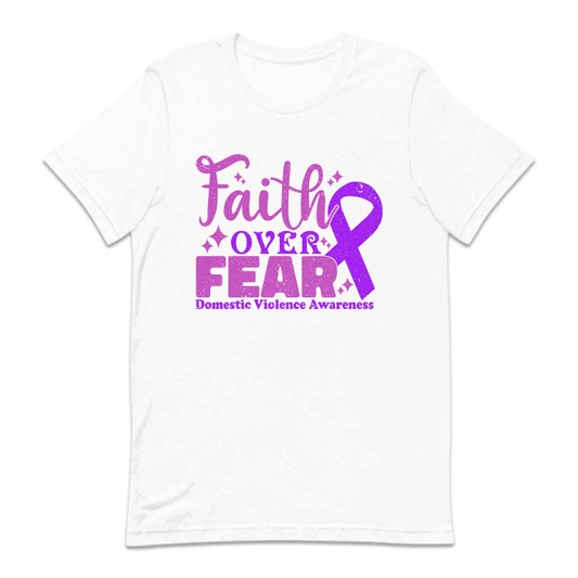Domestic Violence Awareness DV Warrior Purple Ribbon | PRODUCT CODE: PRLRBNIODM