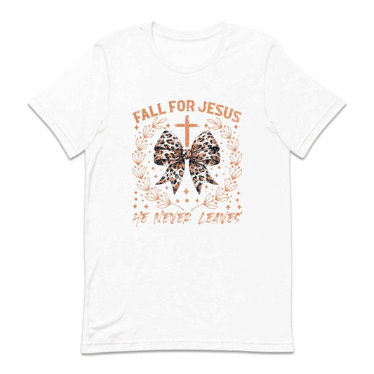 Fall For Jesus He Never Leaves Thanksgiving | PRODUCT CODE: FLRJSUENVLS