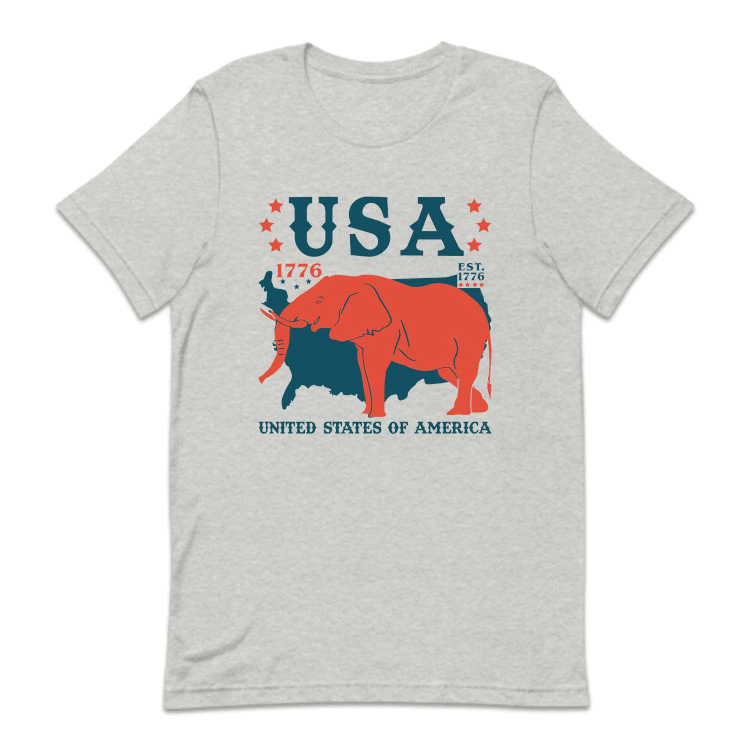 Republican Elephant USA Elections 2024 GOP Supporter | PRODUCT CODE: RPBLICELPH