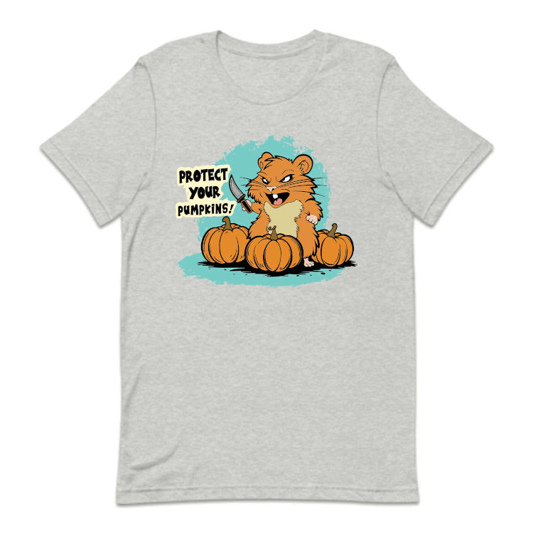 Protect Your Pumpkins Halloween Cute Hamster | PRODUCT CODE: PRTYUMHTS