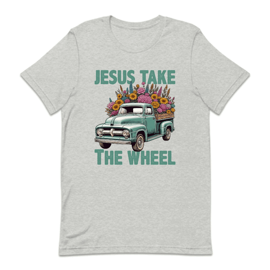 Jesus Take The Wheel Christian Floral | PRODUCT CODE: JSUTKHELCR