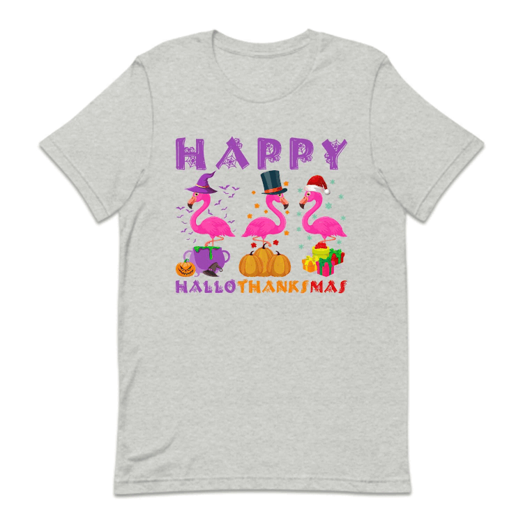 Flamingo Happy HalloThanksMas | PRODUCT CODE: HPLTKCFLMG
