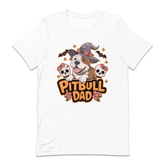 Pitbull Dad Halloween Witch Spooky Dog Lover | PRODUCT CODE: PTBLDHLWEW