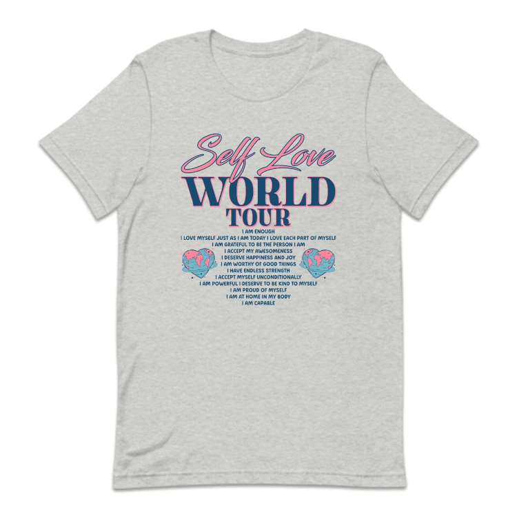 Self Love World Tour Positive Affirmations | PRODUCT CODE: SFLEVOWDLR