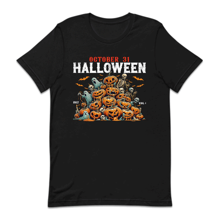Vintage Halloween Monster Mash Dripping Jack-O'-Lanterns | PRODUCT CODE: VGTHLWMSH