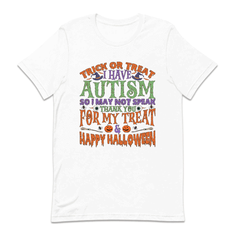 Trick Or Treat Autism Happy Halloween | PRODUCT CODE: TRRCKASMH