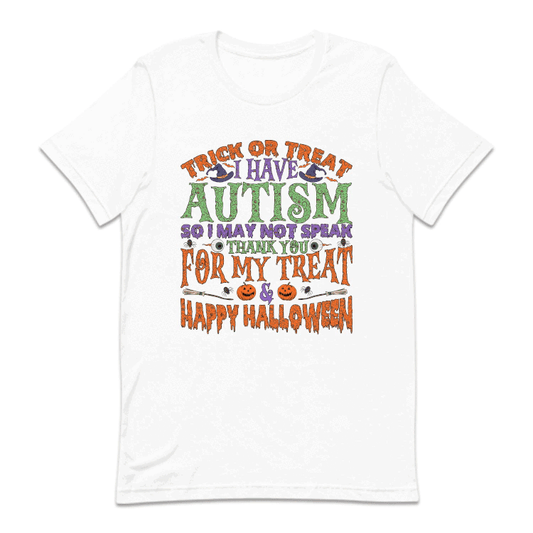 Trick Or Treat Autism Happy Halloween | PRODUCT CODE: TRRCKASMH