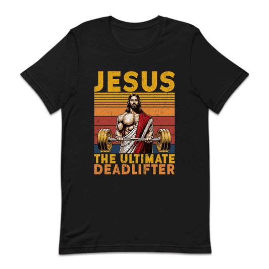 Jesus The Ultimate Deadlifter Divine Fitness | PRODUCT CODE: JSUTLTIDEDF
