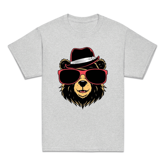Bear With Sunglasses And Hat Trendy Wildlife Bear | PRODUCT CODE: BRWTHSNHT