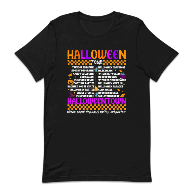 Halloween Tour Fall Vibes Spooky Autumn Festive Costume | PRODUCT CODE: HLWTRUOWNF