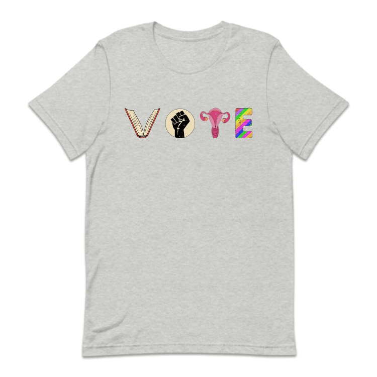 Vote Banned Books Reproductive Rights | PRODUCT CODE: VBRBPVEFM