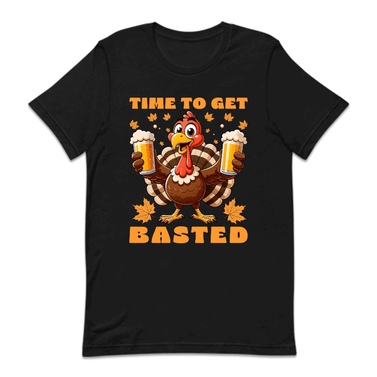 Time To Get Basted Thanksgiving Turkey Beer | PRODUCT CODE: TMGEBSDTHL