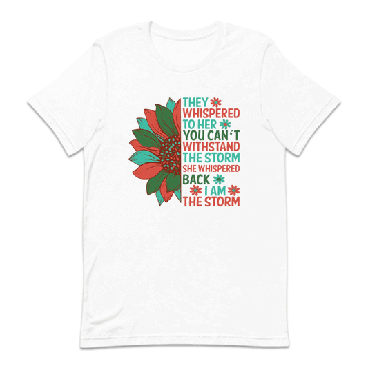 Strong Woman Empowerment Sunflower Positive Quote | PRODUCT CODE: STRNGWMPRF