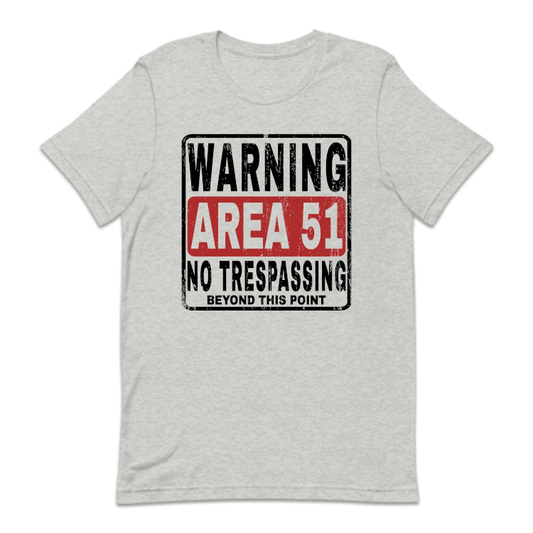 Warning Area 51 No Trespassing Alien Secret Facility | PRODUCT CODE: WNRAEFONE