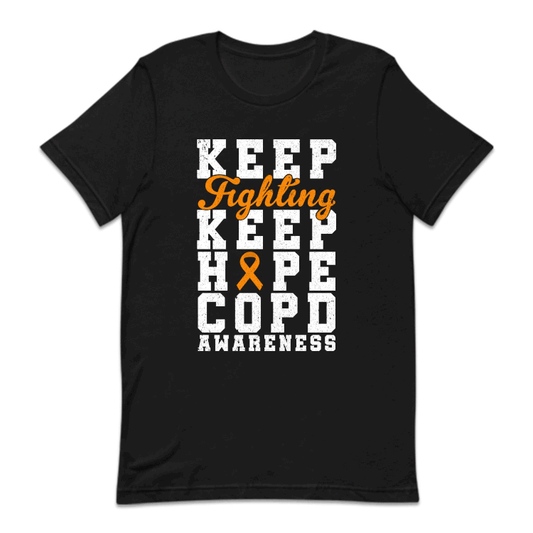 Keep Fighting Keep Hope COPD Awareness Lung Health Support | PRODUCT CODE: EKPGHFTCPA