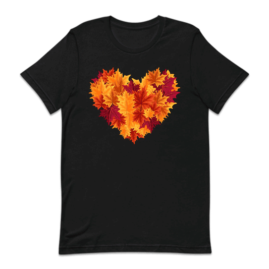Thanksgiving Fall Leaves Heart Maple Leaf | PRODUCT CODE: FLHRTVSEMP