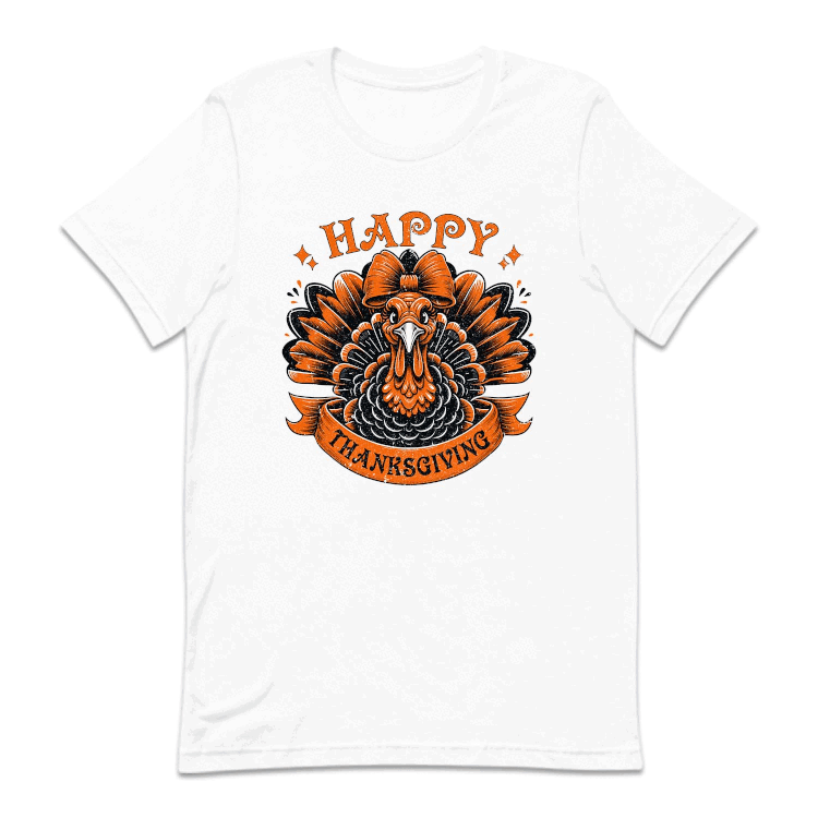 Happy Thanksgiving Turkey Day Autumn Fall Festive | PRODUCT CODE: HPTHNKTGKY