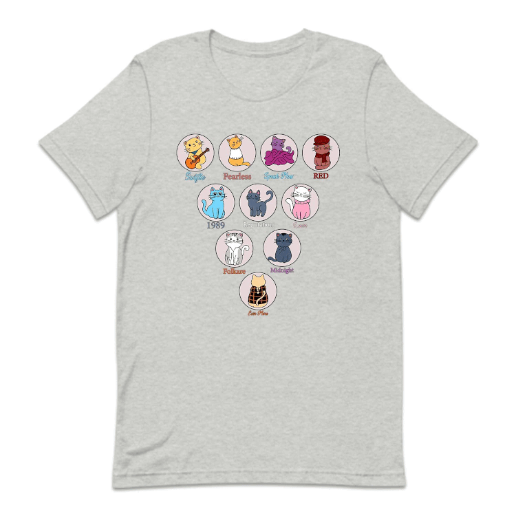 Adorable Swiftie Cat Collection Retro Swiftie Merchandise | PRODUCT CODE: ADTYLSFTCL