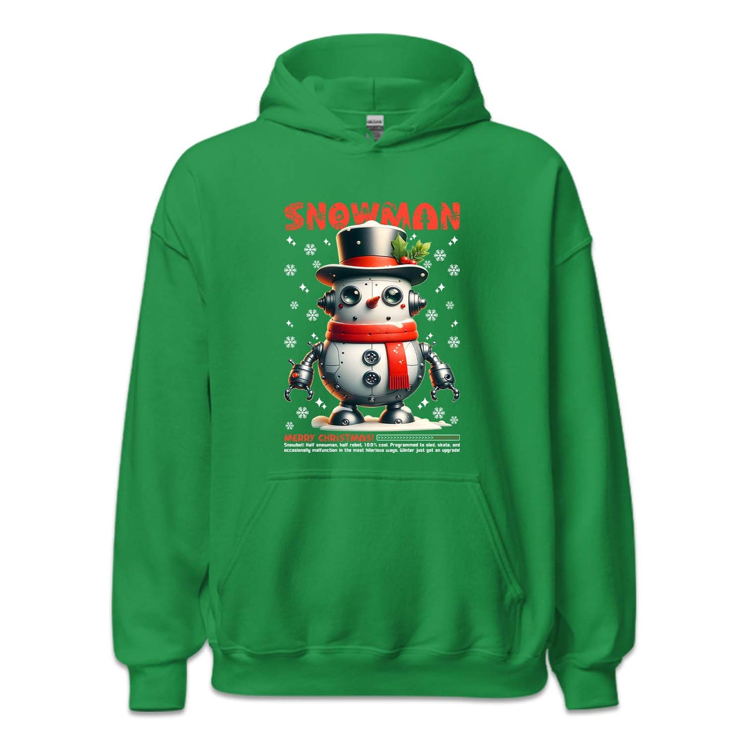 Robotic Snowman Merry Christmas Futuristic Xmas Robot Snowman | PRODUCT CODE: RBTCSNMWRY