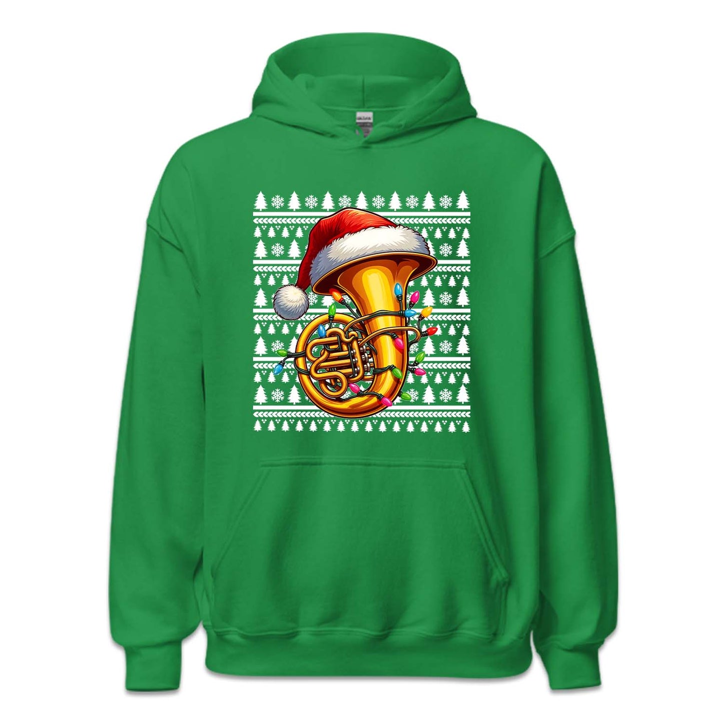 Festive Tuba Christmas Musical Holiday Cheerful Xmas Tuba Musician | PRODUCT CODE: FTCBIUCHRML