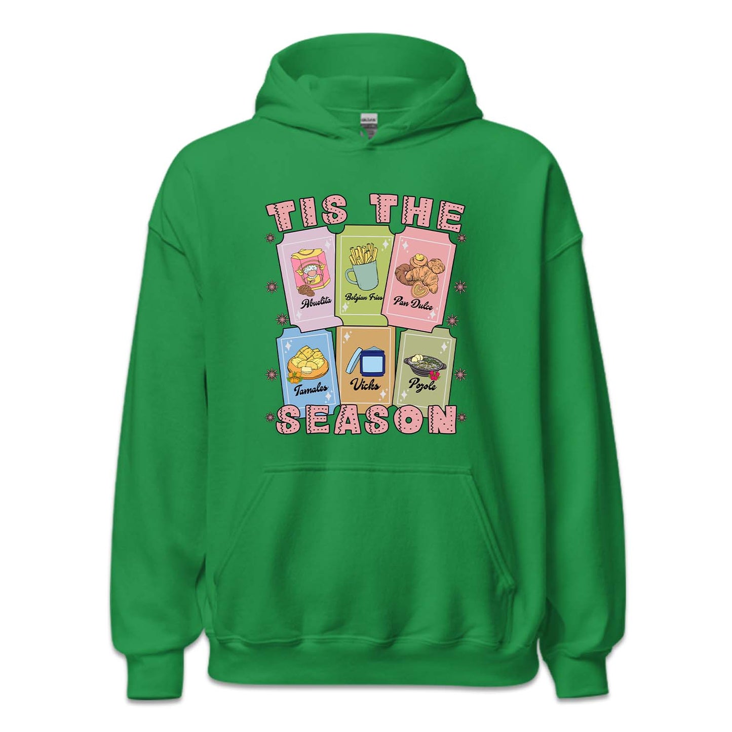 Tis The Season Mexican Christmas Festive Foods Holiday Cards Latina Xmas | PRODUCT CODE: MXNCHRMHLD