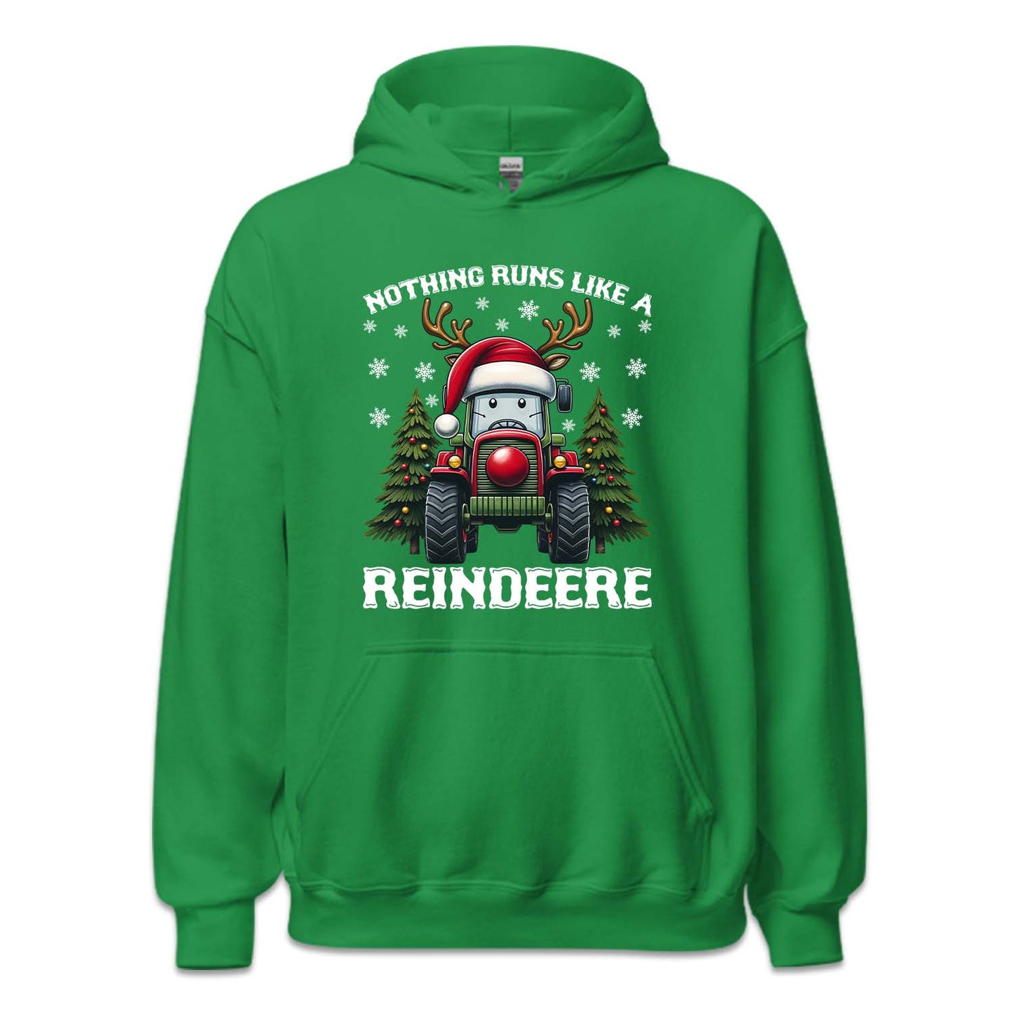Reindeer Tractor Christmas Nothing Runs Like Reindeer Xmas Farming | PRODUCT CODE: RNDRTRCHMG