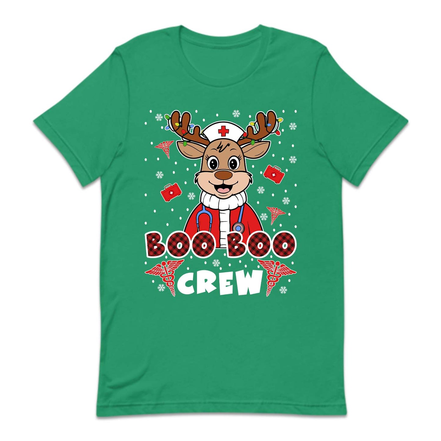 Boo Boo Crew Christmas Reindeer Nurse Xmas Festive Medical | PRODUCT CODE: BCRWENDNUSC