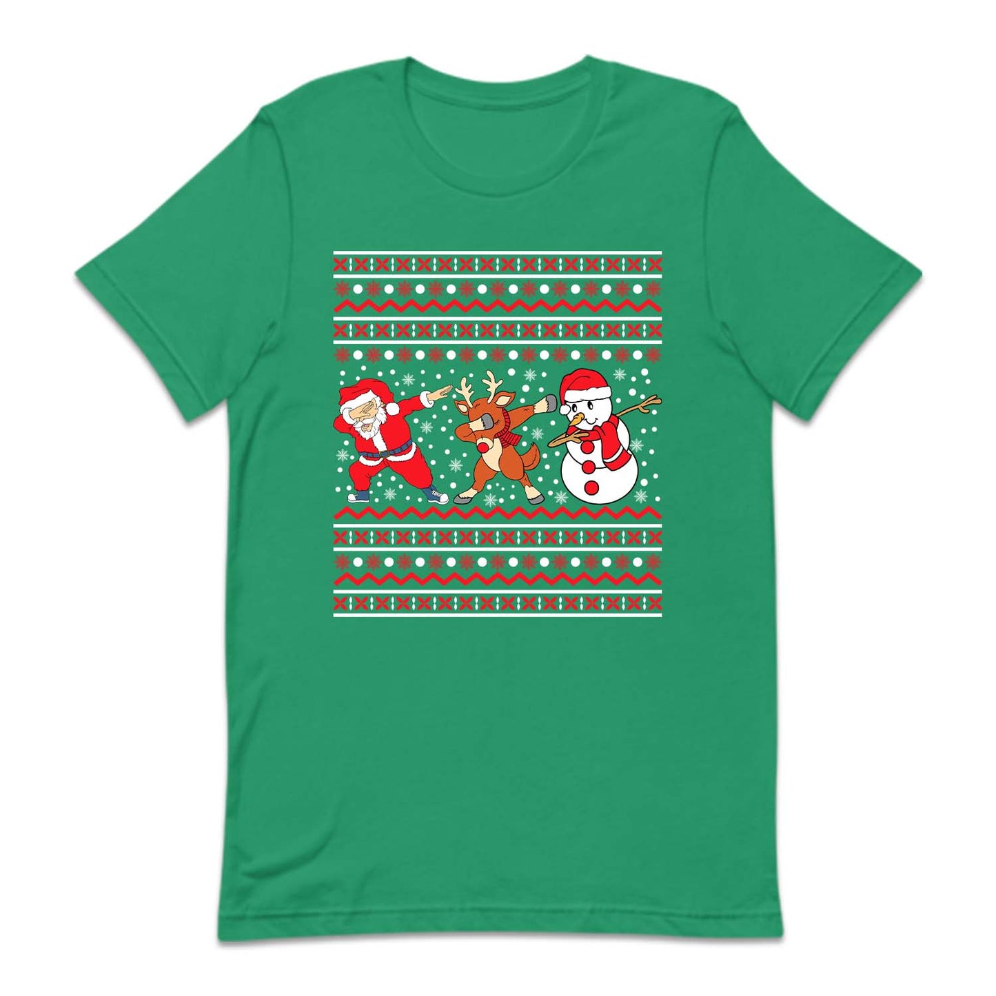Dabbing Santa Claus Reindeer Snowman Christmas Xmas Dab Dance | PRODUCT CODE: SBGCLRNOWMA