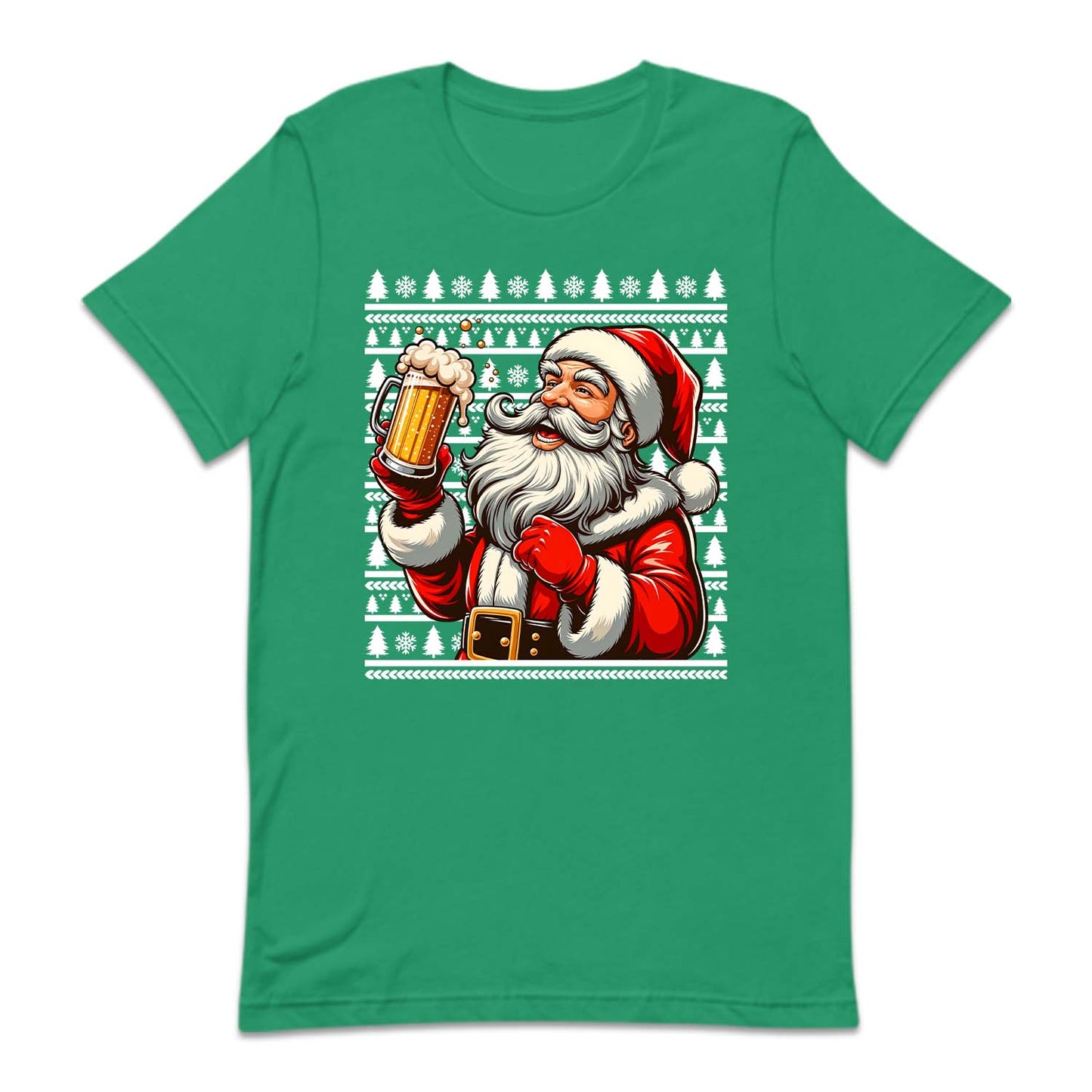 Santa Claus Holding Beer Christmas Drunk Santa Xmas Party | PRODUCT CODE: SNTCHLDBRE